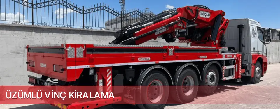 Üzümlü İlçemi Vinç Kiralama